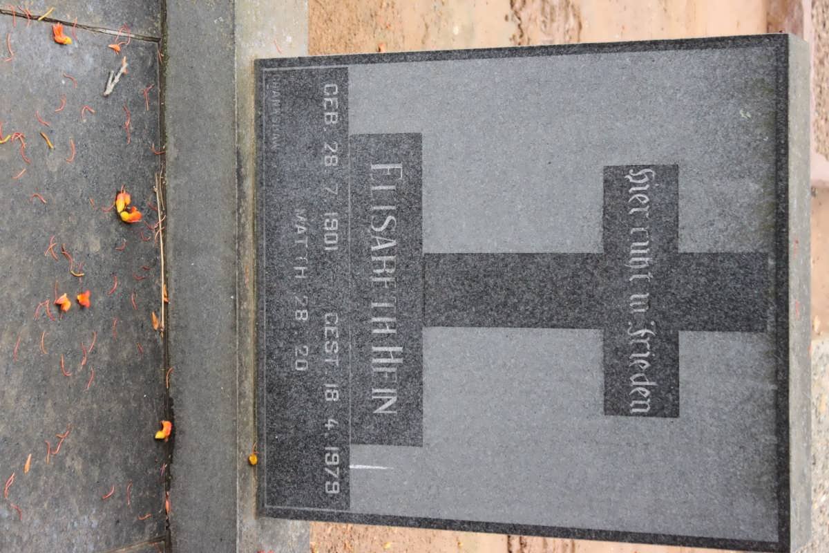 HEIN Elisabeth 1901-1979