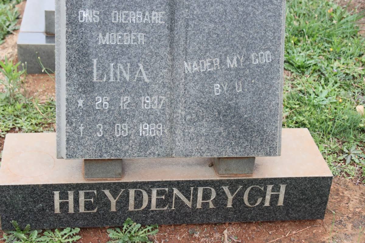 HEYDENRYCH Lina 1937-1989