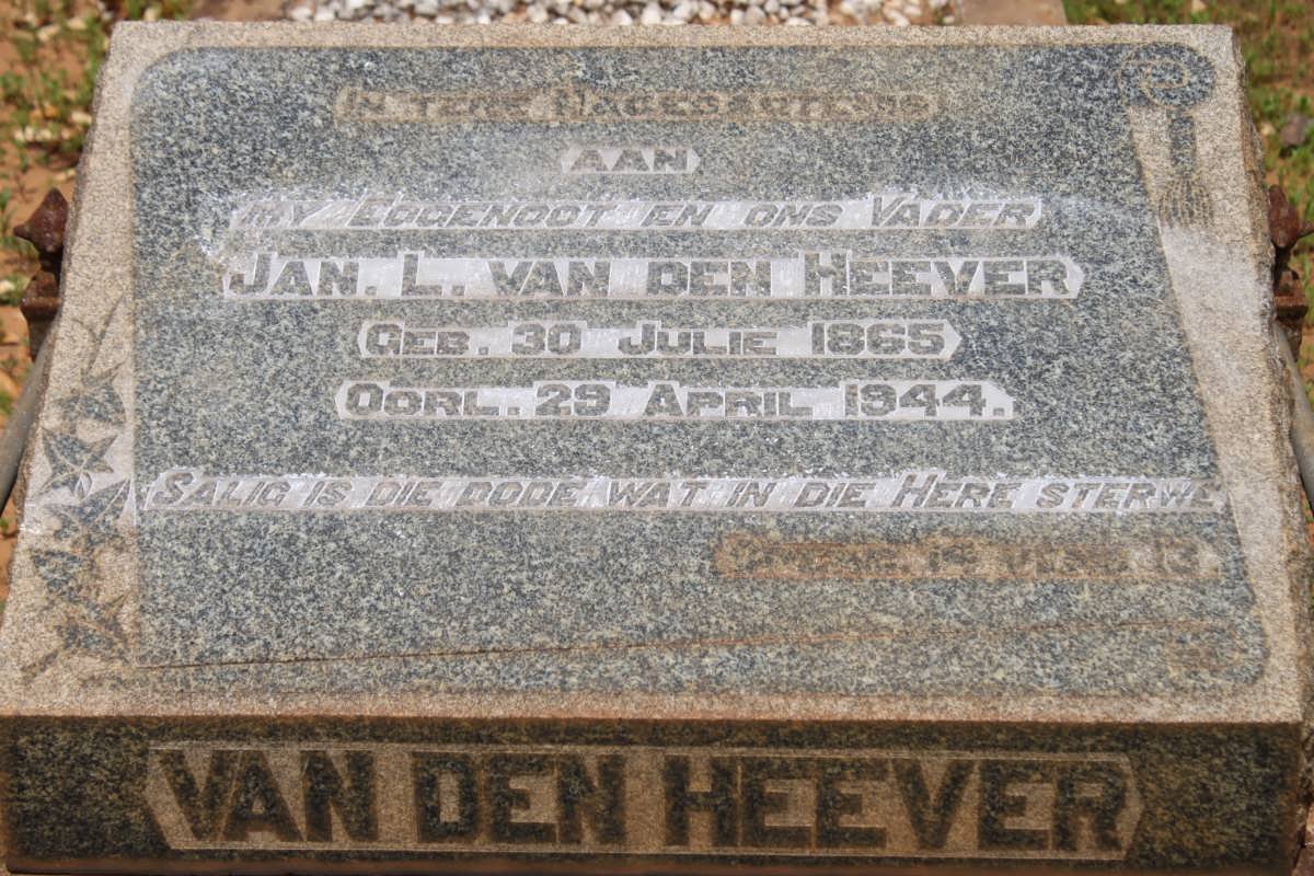 HEEVER Jan L., van den 1865-1944