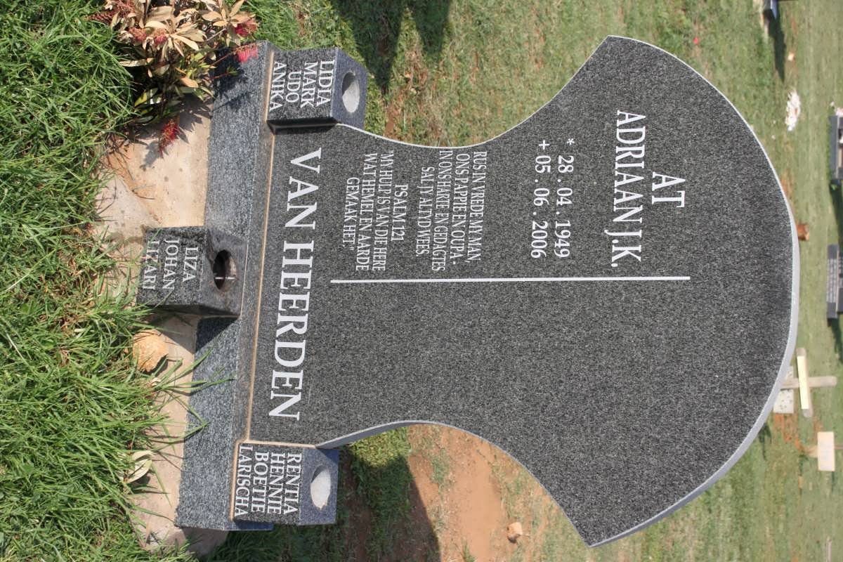 HEERDEN Adriaan J.K., van 1949-2006