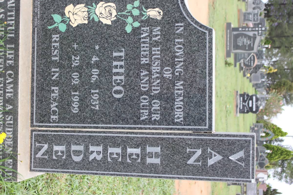 HEERDEN Theo, van 1937-1999