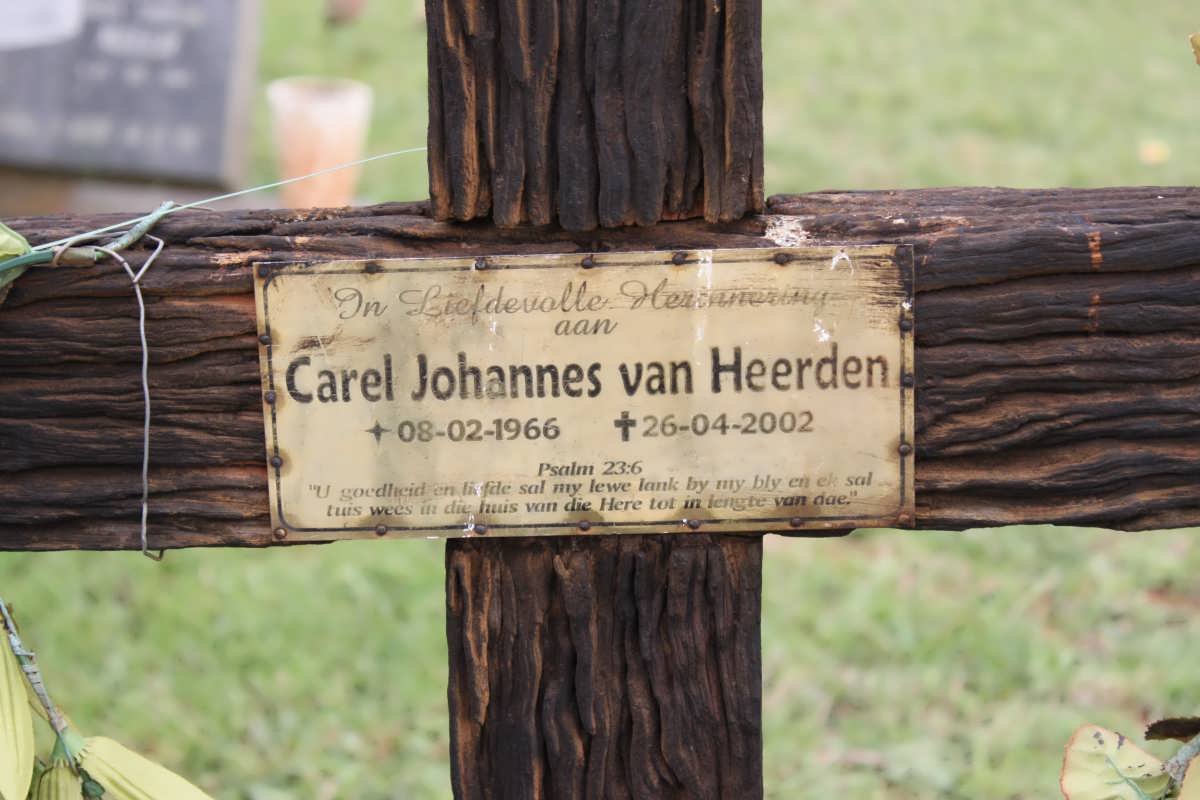 HEERDEN Carel Johannes, van 1966-2002