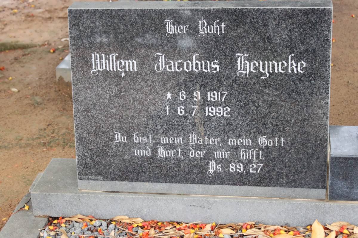 HEYNEKE Willem Jacobus 1917-1992
