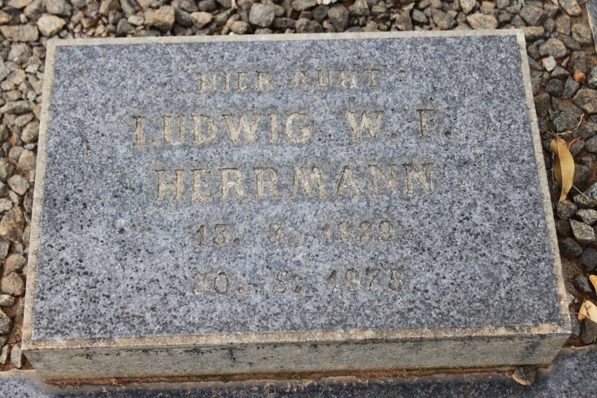 HERRMANN Ludwig W.F. 1929-1978