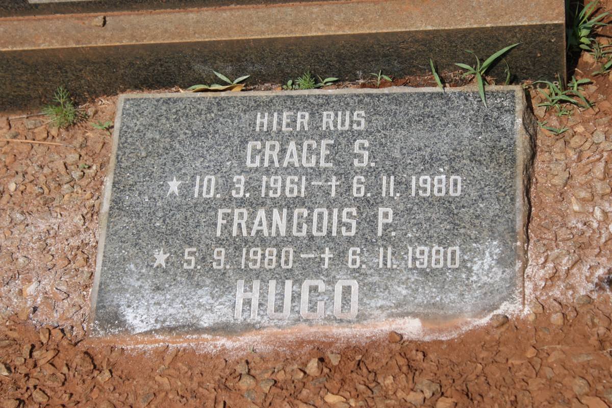 HUGO Grace S. 1961-1980 :: HUGO Francois P. 1980-1980