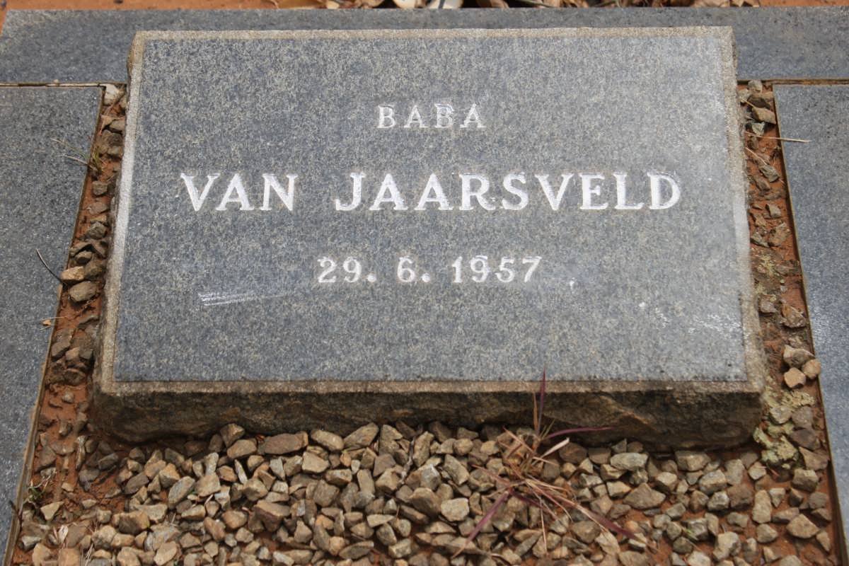 JAARSVELD Baba, van 1957-1957