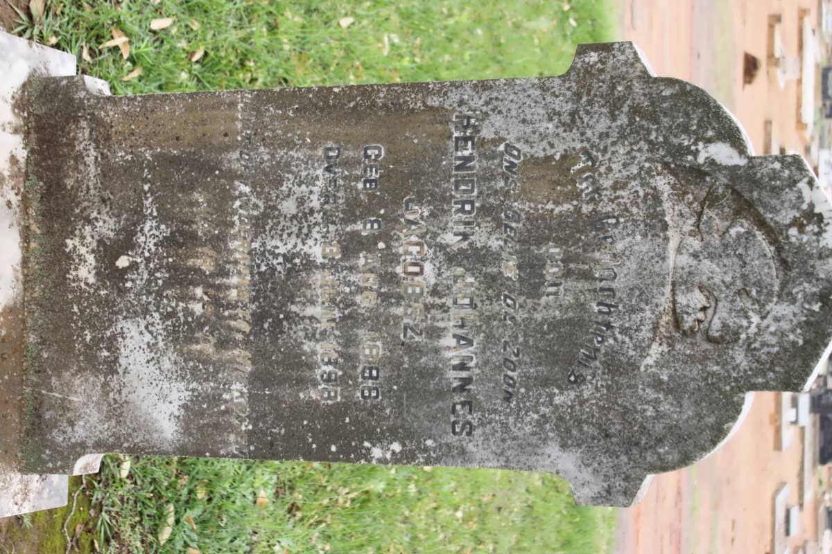 JACOBSZ Hendrik Johannes 1886-1898