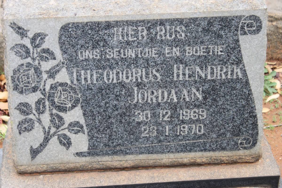 JORDAAN Theodorus Hendrik 1969-1970