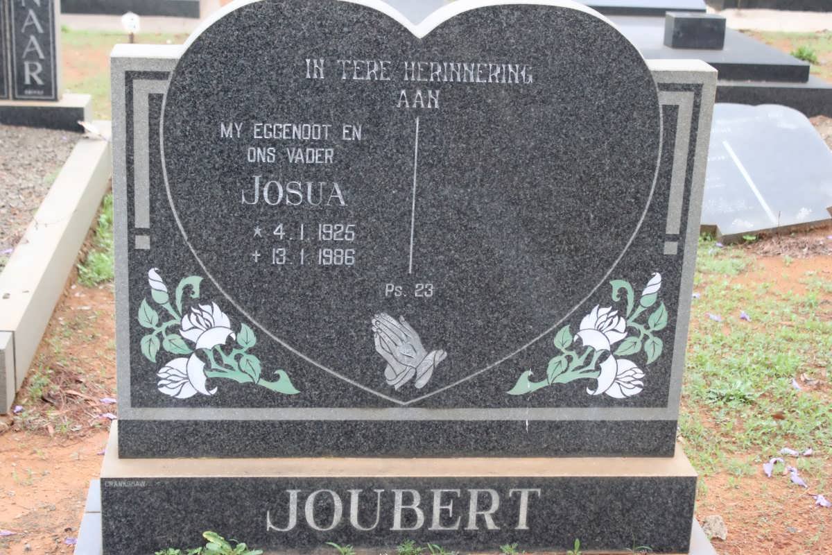 JOUBERT Josua 1925-1986