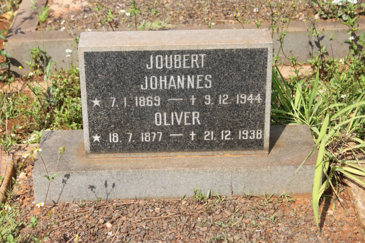 JOUBERT Johannes 1869-1944 :: JOUBERT Oliver 1877-1938