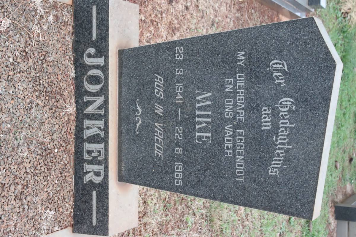 JONKER Mike 1941-1985