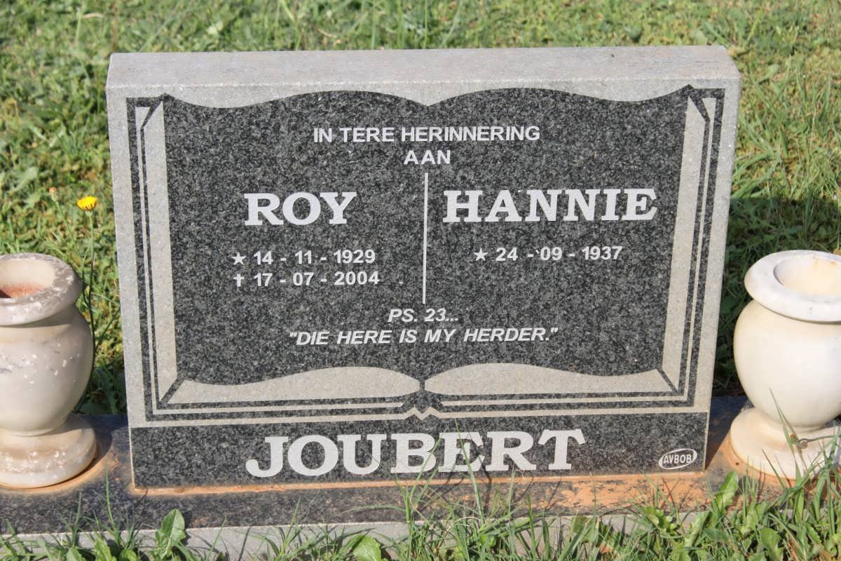 JOUBERT Roy 1929-2004 &amp; Hannie 1937-