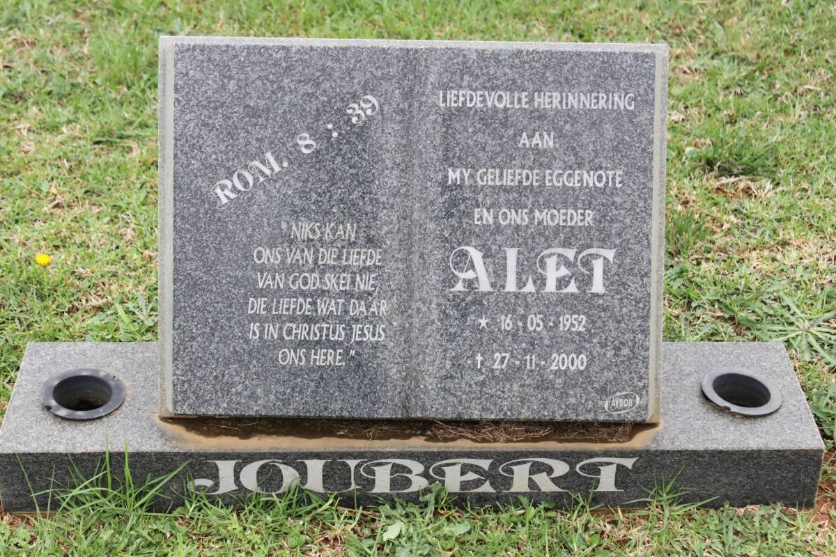 JOUBERT Alet 1952-2000