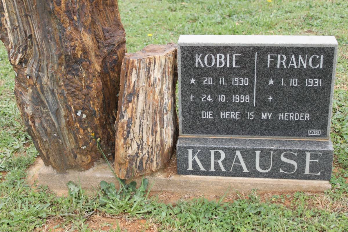 KRAUSE Kobie 1930-1998 &amp; Franci 1931-