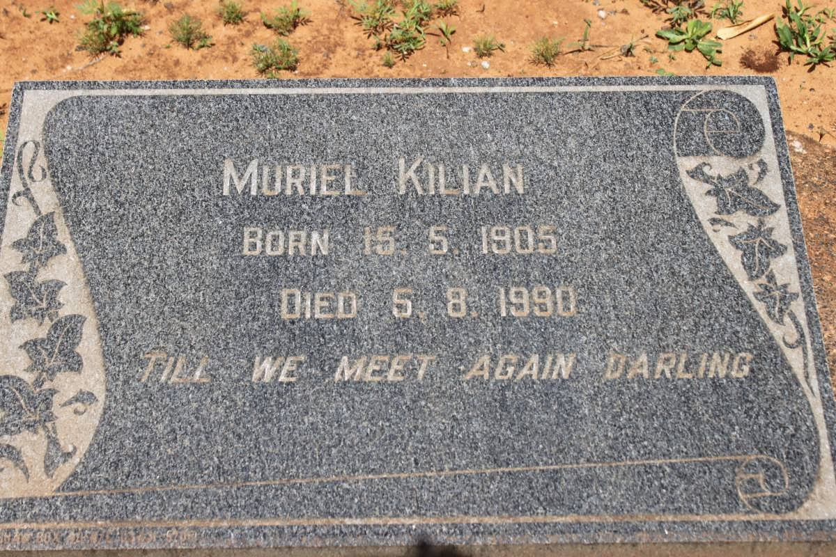 KILIAN Muriel 1905-1990