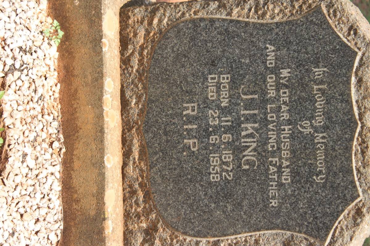 KING J.I. 1872-1958