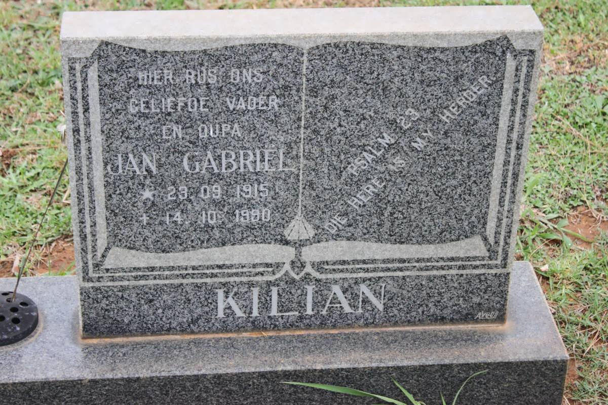 KILIAN Jan Gabriel 1915-1990