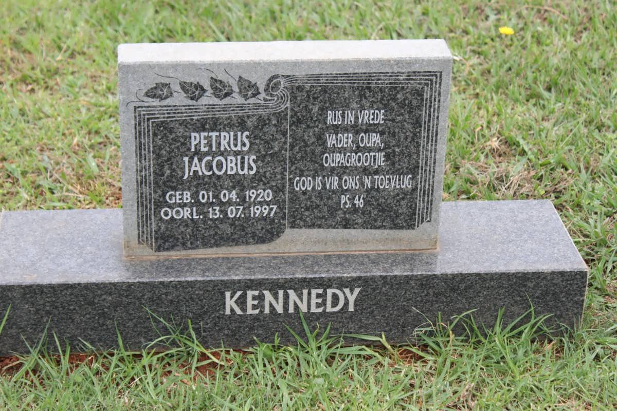 KENNEDY Petrus Jacobus 1920-1997