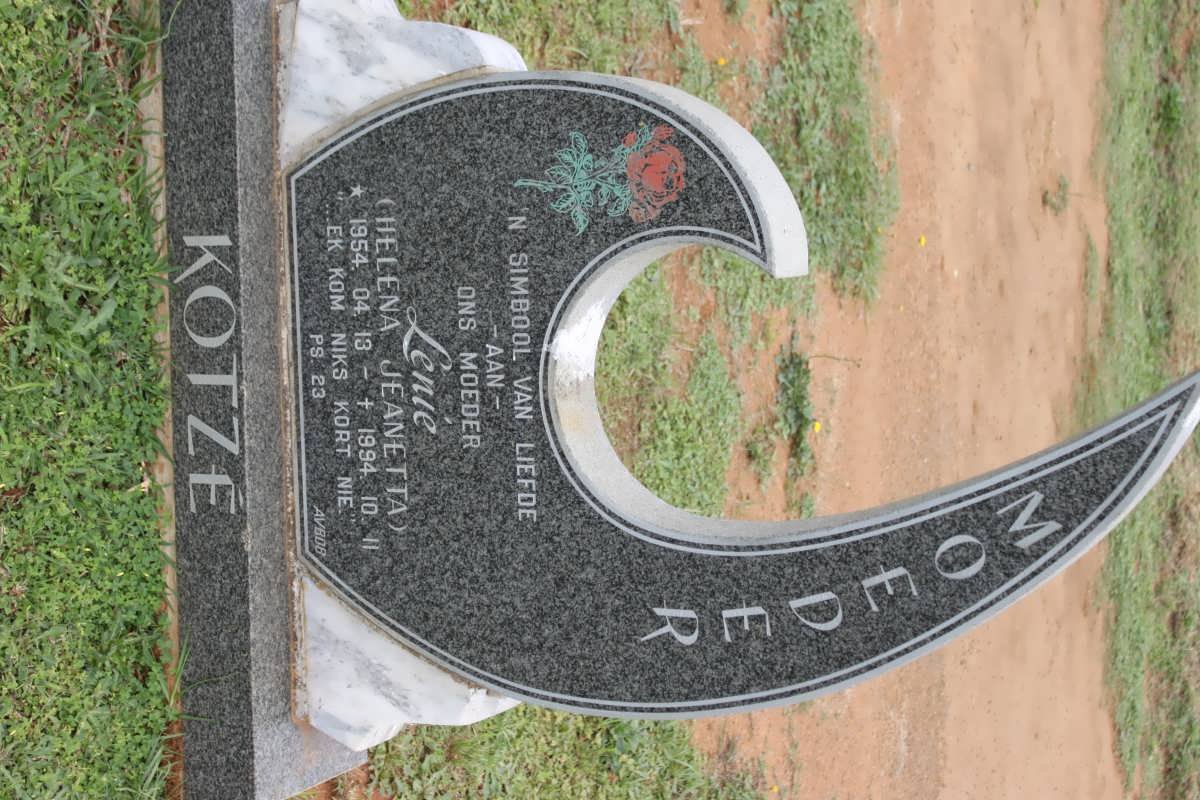 KOTZE Helena Jeanetta 1954-1994