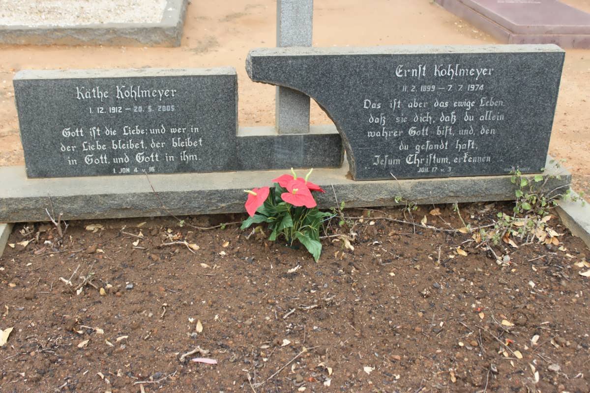 KOHLMEYER Ernst 1899 1974 &amp; Kathe 1912-2005
