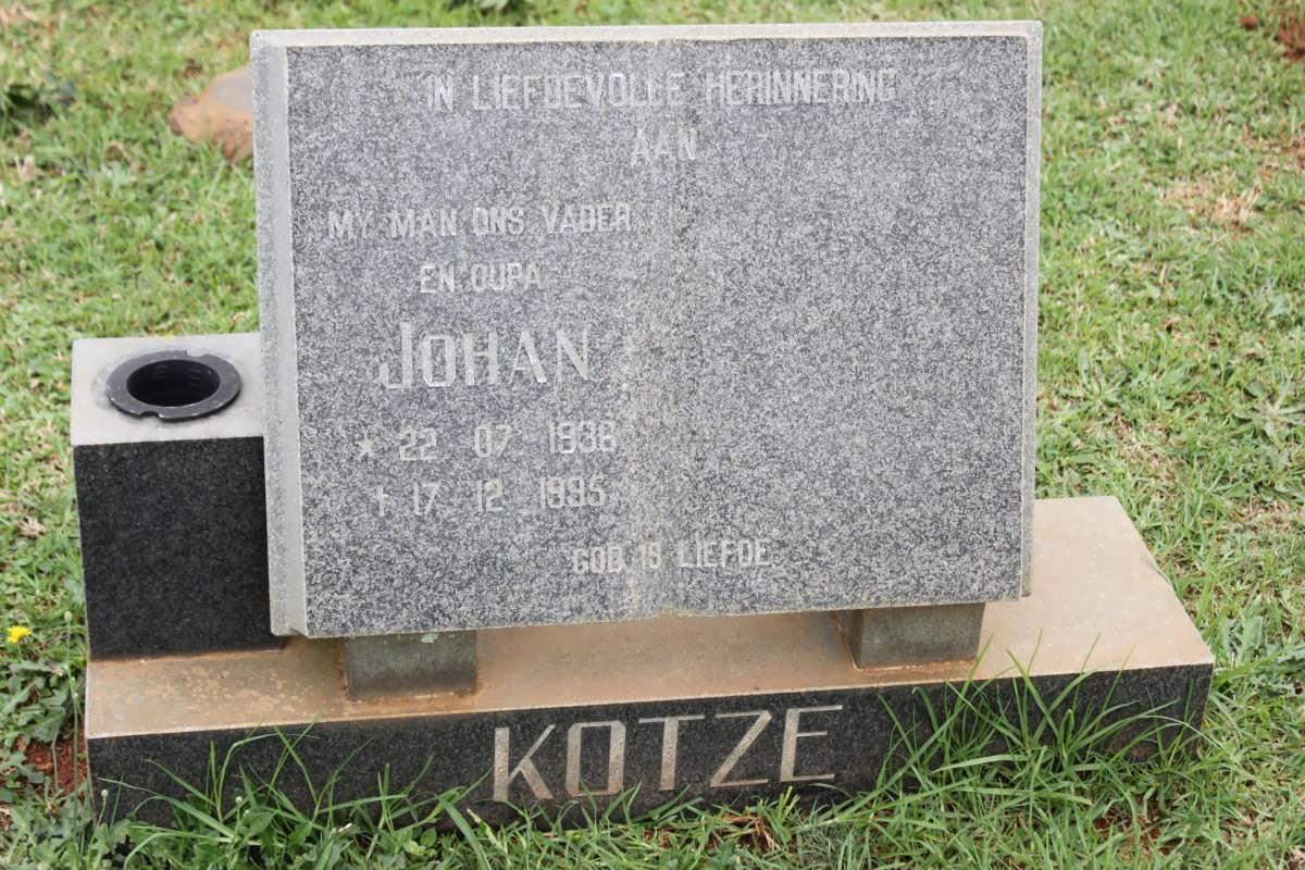 KOTZE Johan 1936-1995