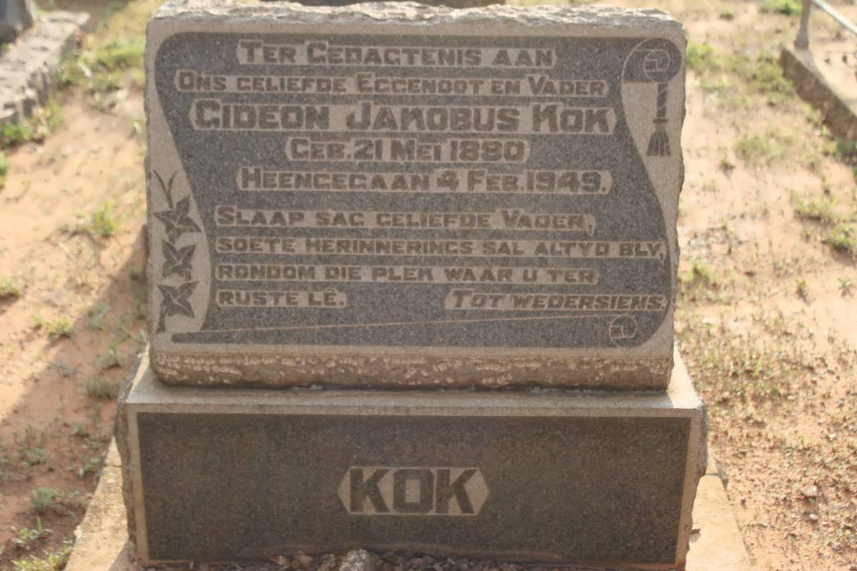 KOK Gideon Jakobus 1880-1949