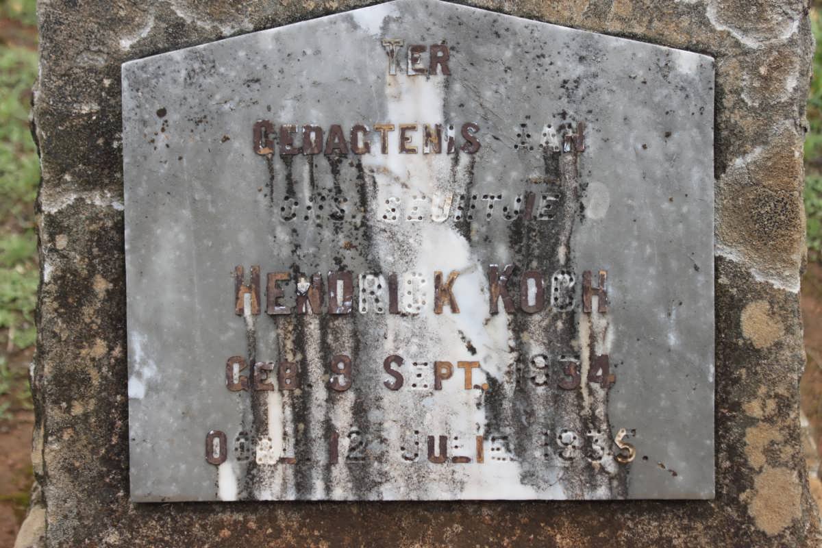 KOCH Hendrick 1934-1935