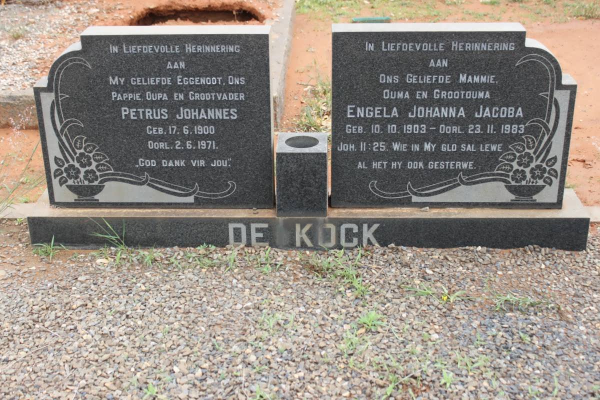 KOCK Petrus Johannes, de 1900-1971 &amp; Engela Johanna Jacoba 1903-1983