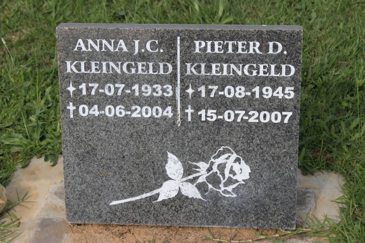 KLEINGELD Pieter D. 1945-2007 :: KLEINGELD Anna J.C. 1933-2004