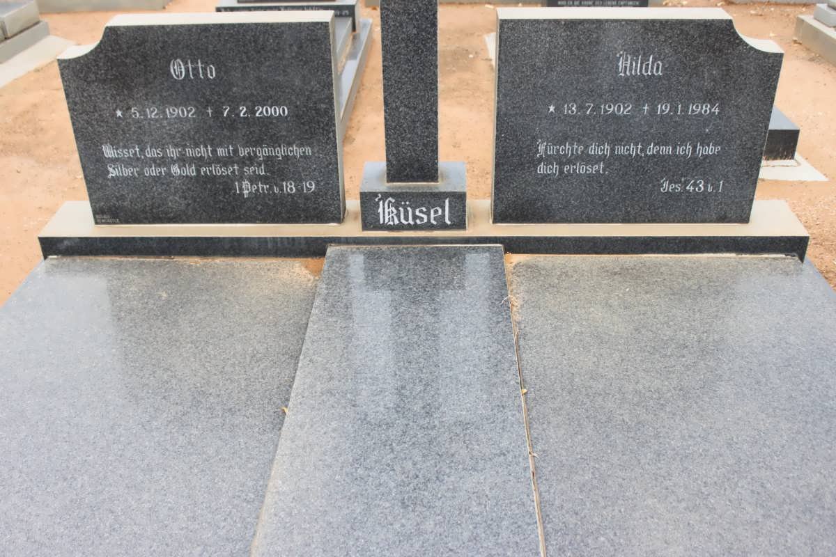 KÜSEL Otto 1902-2000 &amp; Hilda 1902-1984