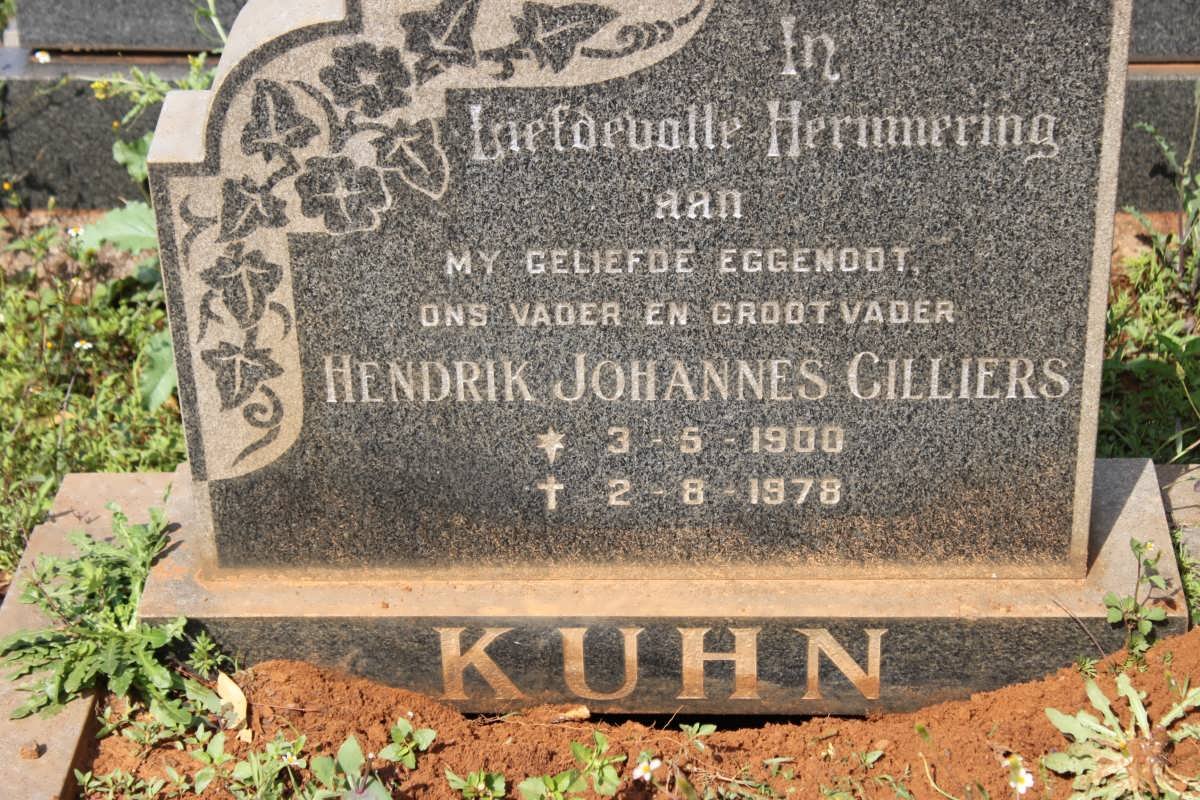 KUHN Hendrik Johannes Cilliers 1900-1978