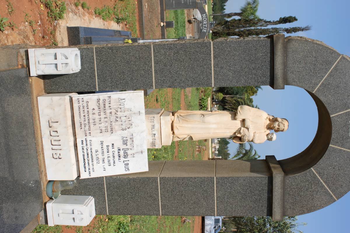 LOUIS Alous 1880-1949 &amp; Allar Daisy CHURCHILL 1889-1972