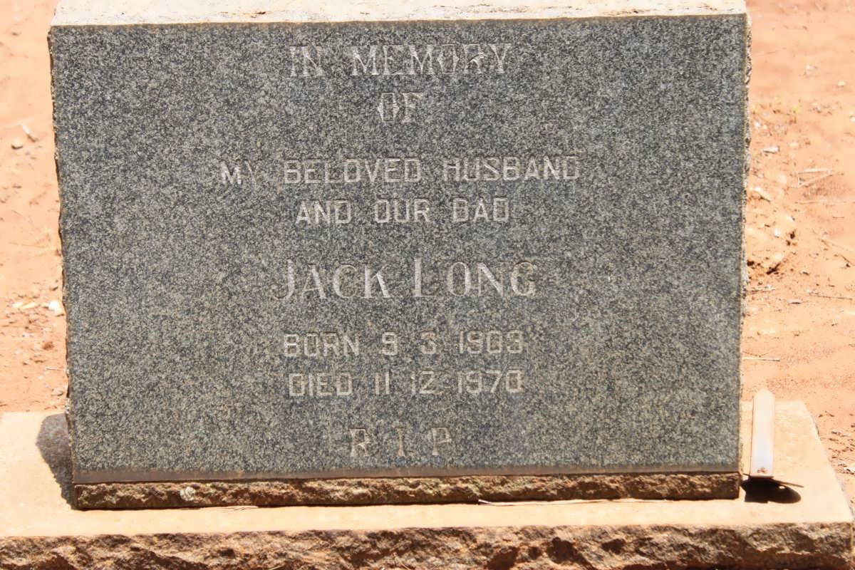 LONG Jack 1903-1970