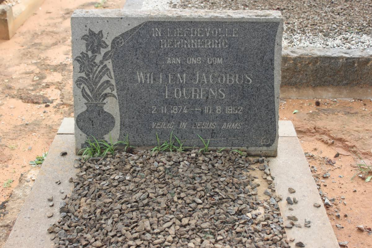 LOURENS Willem Jacobus 1874-1952