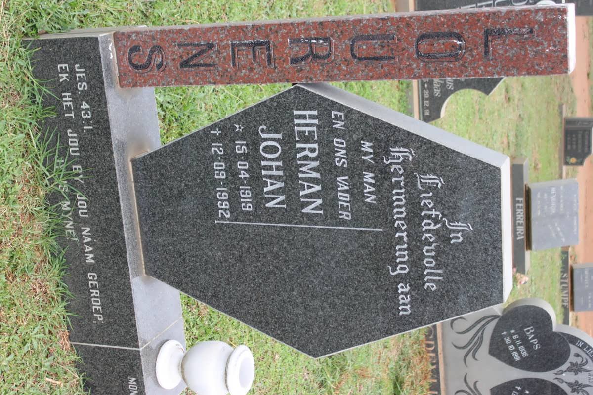 LOURENS Herman Johan 1919-1992