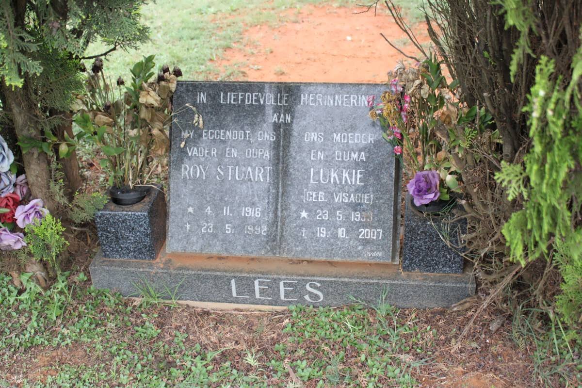 LEES Roy Stuart 1916-1992 &amp; Lukkie VISAGIE 1939-2007