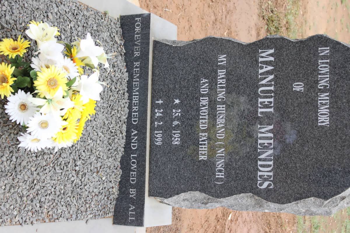MENDES Manuel 1958-1999
