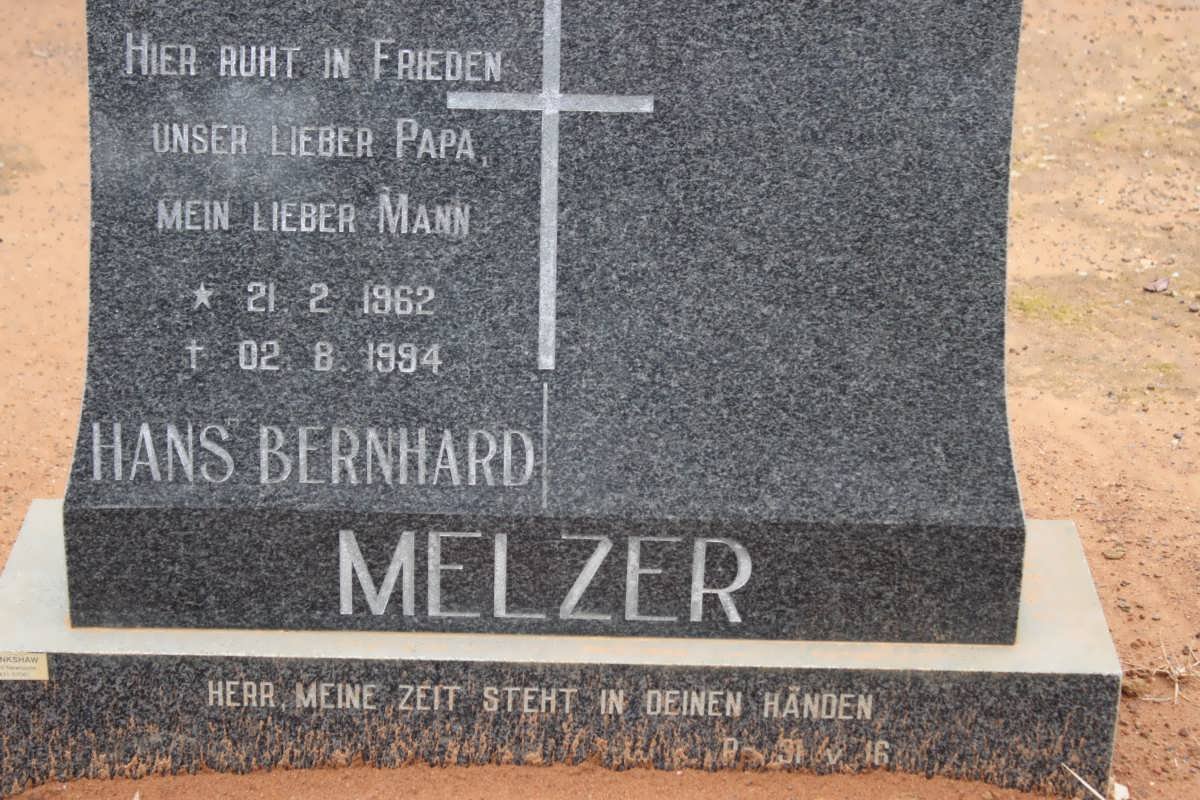 MELZER Hans Bernhard 1962-1994