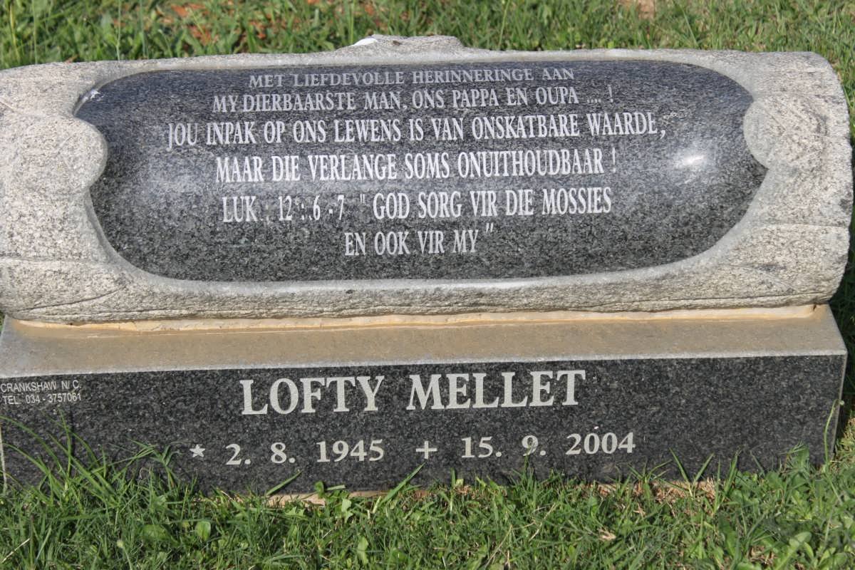 MELLET Lofty 1945-2004
