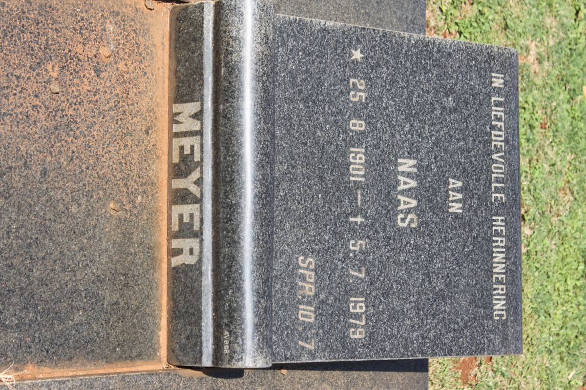 MEYER Naas 1901-1979