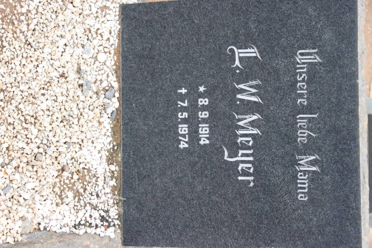 MEYER L.W. 1914-1974