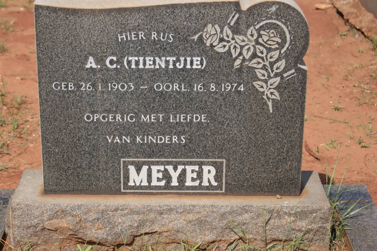 MEYER A.C. 1903-1974