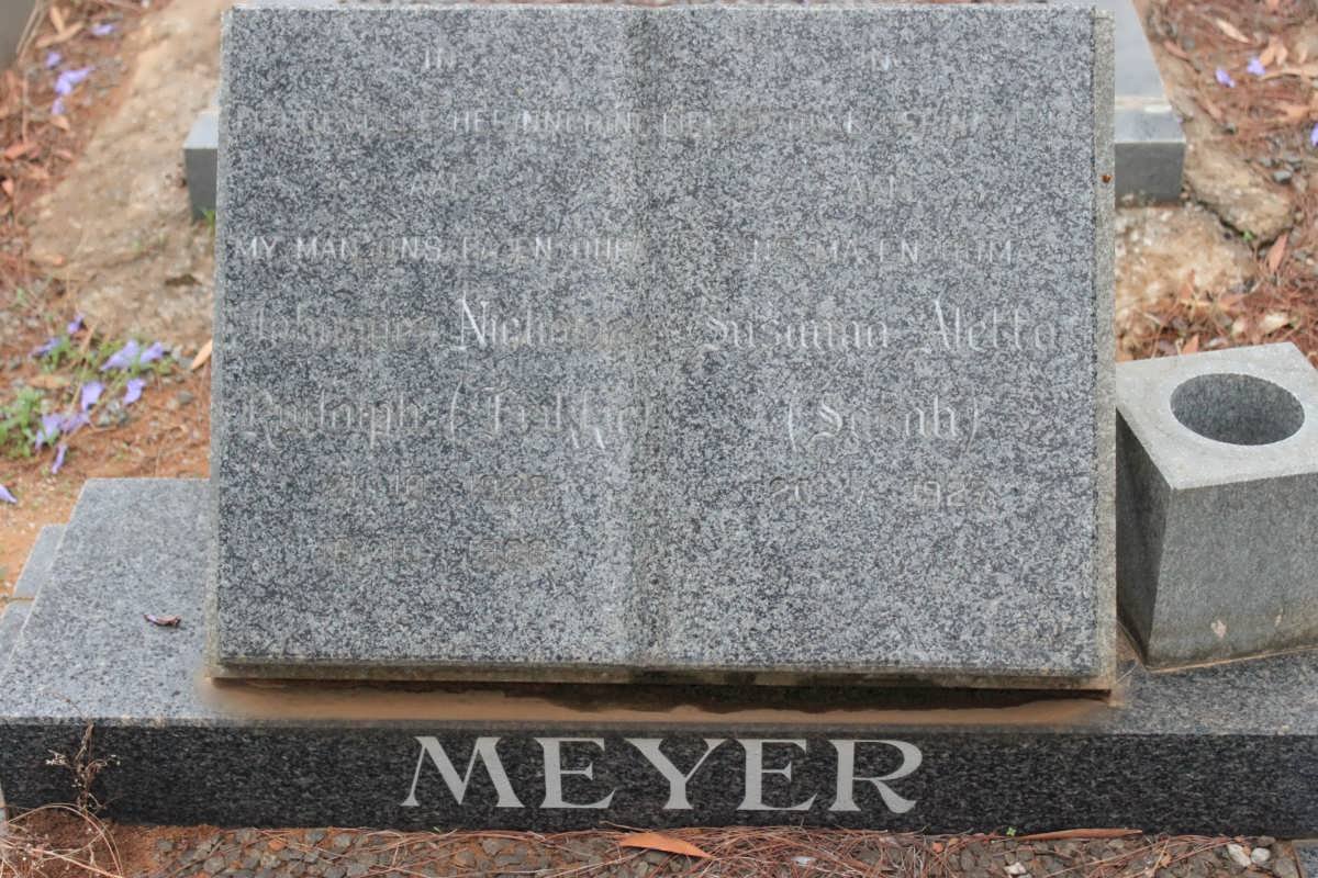 MEYER Johannes Nicholaas Rudolph 1923- &amp; Susanna Aletta 1927-