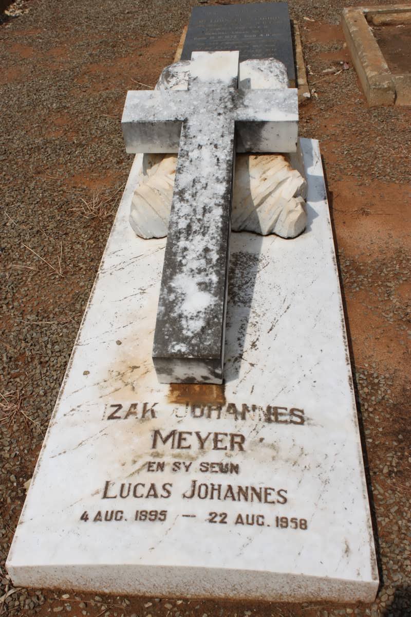 MEYER Izak Johannes :: MEYER Lucas Johannes 1895-1958