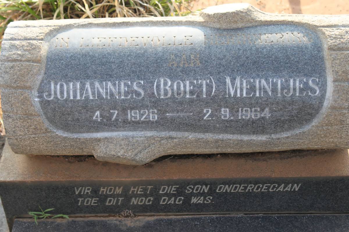 MEINTJIES Johannes 1926-1964