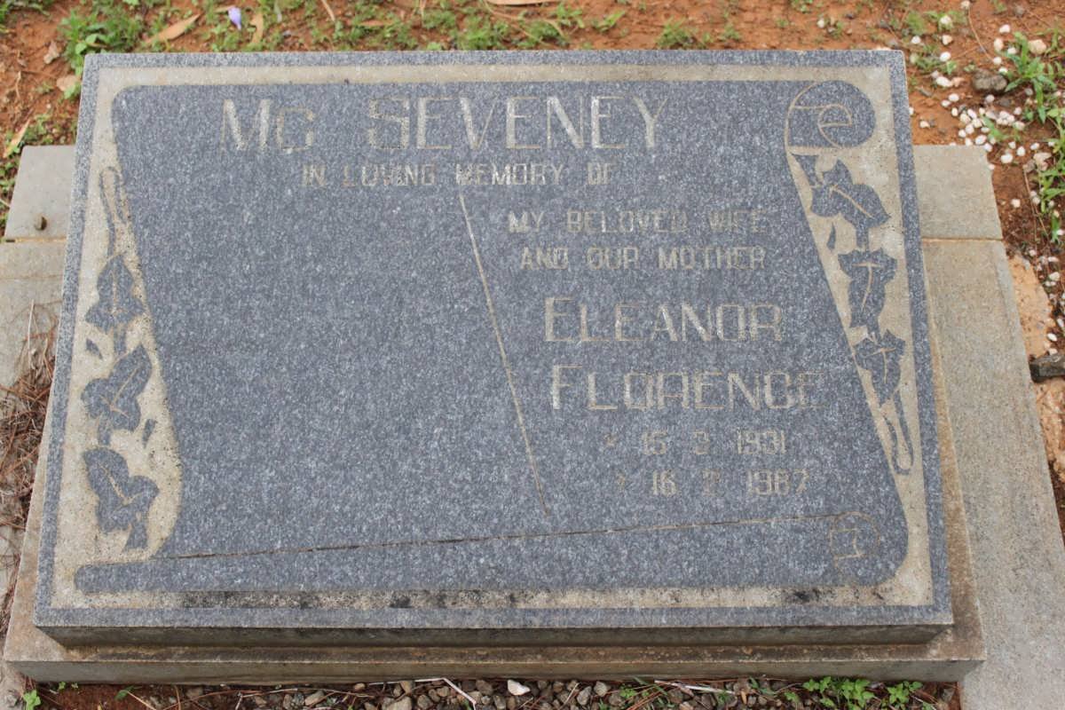 McSEVENEY Eleanor Florence 1931-1987
