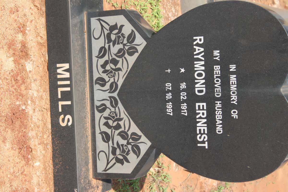 MILLS Raymond Ernest 1917-1997