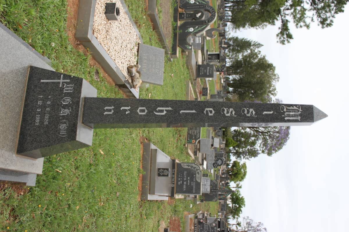 MISSELHORN W.G.H. 1920-1989