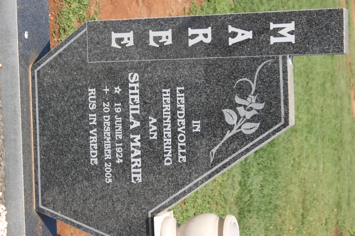MAREE Sheila Marie 1924-2005