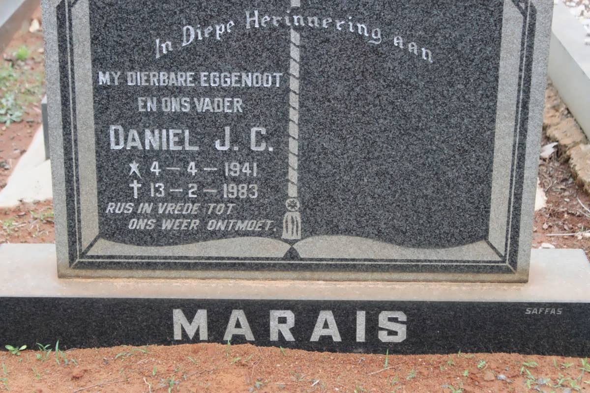 MARAIS Daniel J.C. 1941-1983